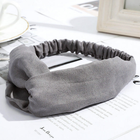 Bandeau Croisé en Velours - Collection Addison