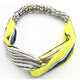 Bandeau Torsadé à Rayures Juliette Jaune