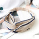 Bandeau Torsadé à Rayures Juliette Beige