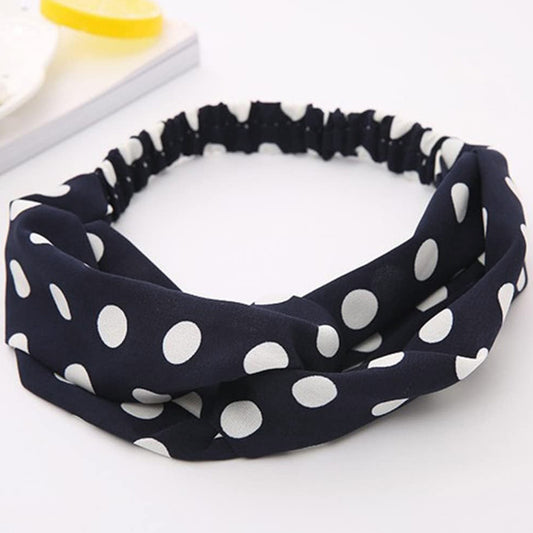 Bandeau Torsadé à Pois - Collection Lottie