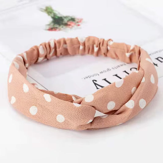 Bandeau Torsadé à Pois - Collection Lottie