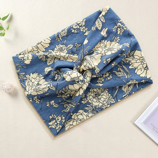 Bandeau Croisé Fleuri - Collection Maëllya