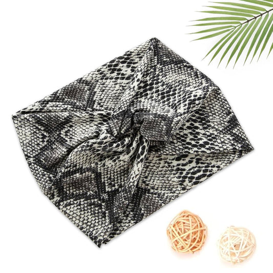Bandeau Croisé Imprimé Python - Collection Cléo