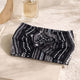 Bandeau Croisé Eva Imprimé Aztèque Noir