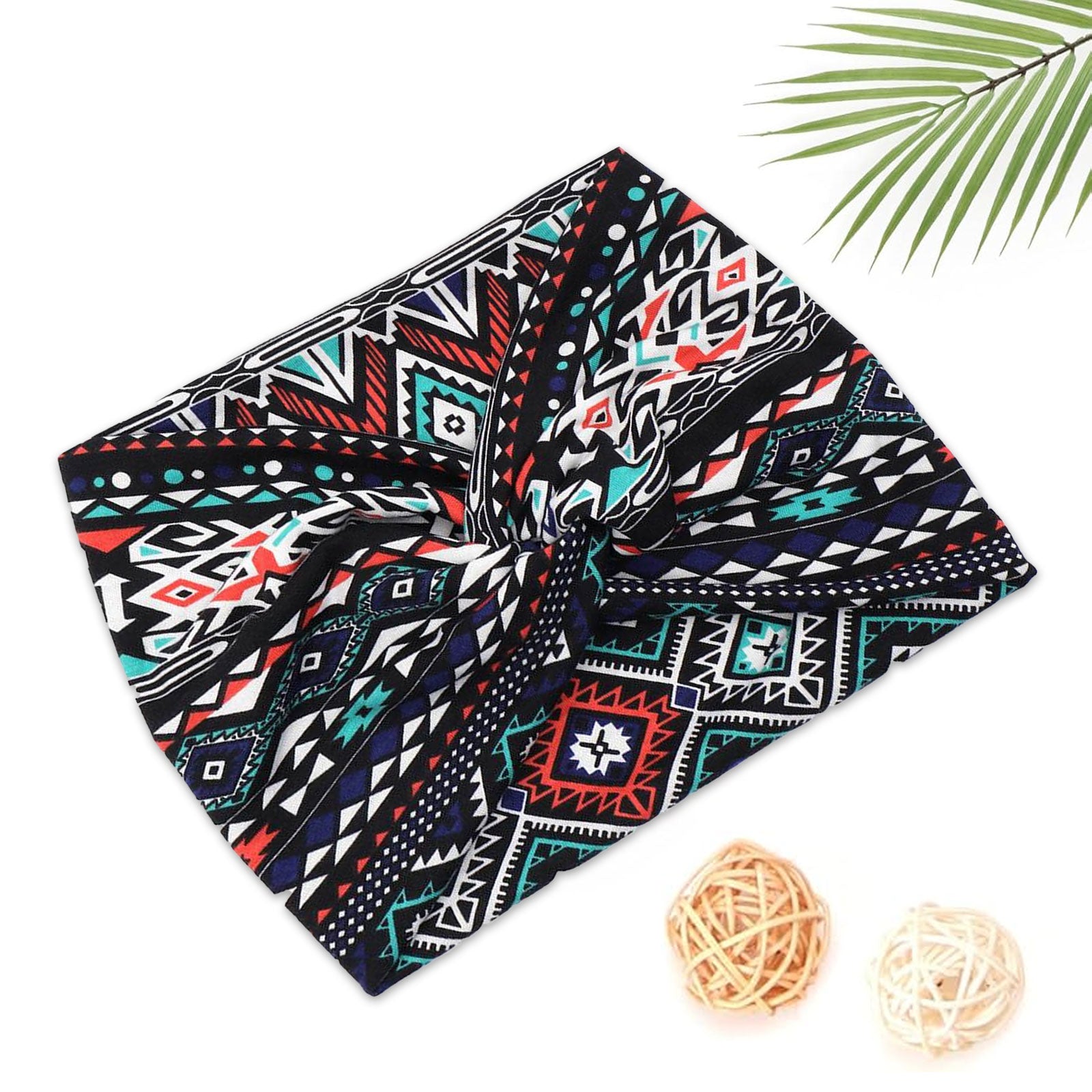 Bandeau Croisé Imprimé Aztèque