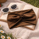 Bandeau Croisé Casual Ava-Lynn Marron Caramel