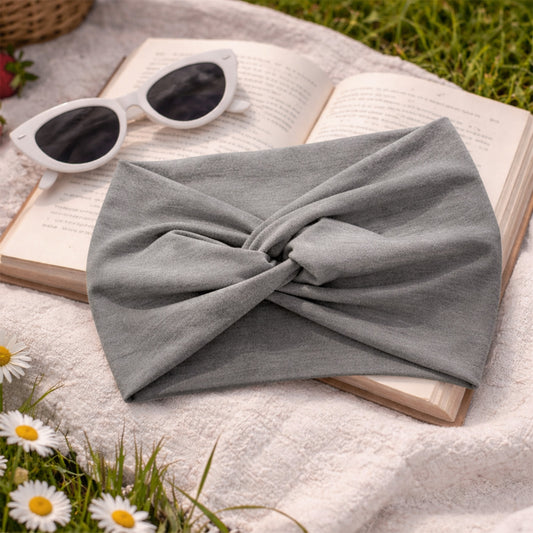 Bandeau Croisé Casual Ava-Lynn Gris