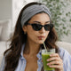 Bandeau Croisé Casual Ava-Lynn Gris
