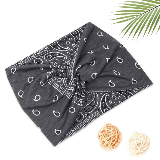 Bandeau Croisé Imprimé Paisley - Collection Ginny
