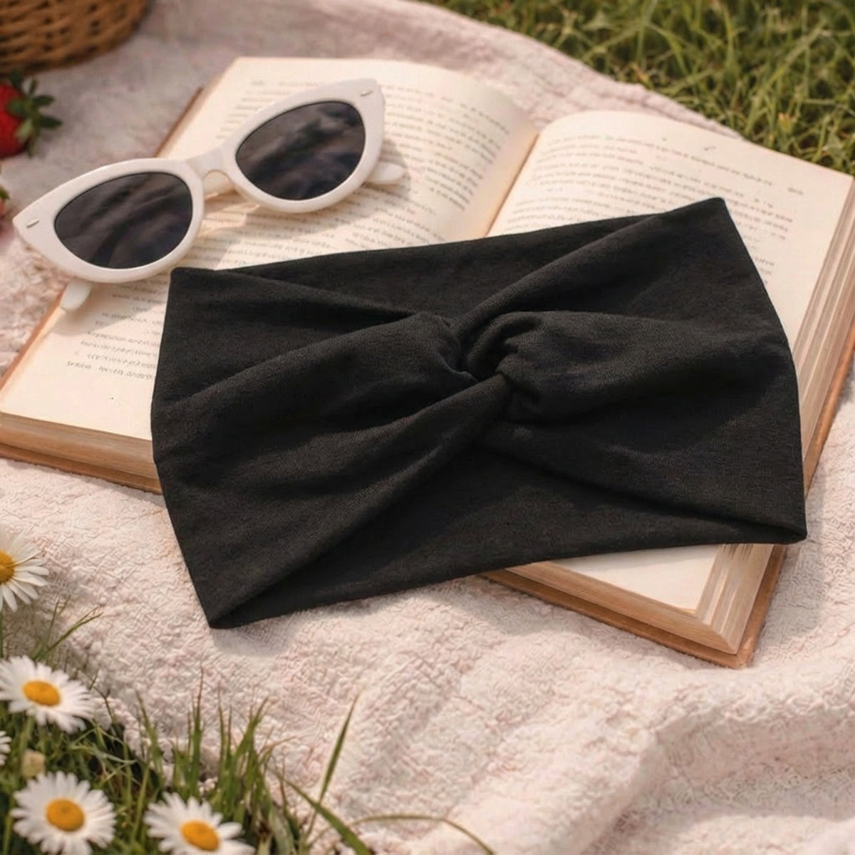 Bandeau Croisé Casual Ava-Lynn Noir