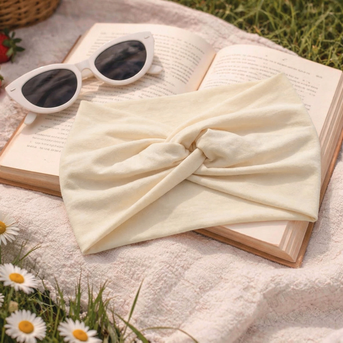 Bandeau Croisé Casual Ava-Lynn Beige