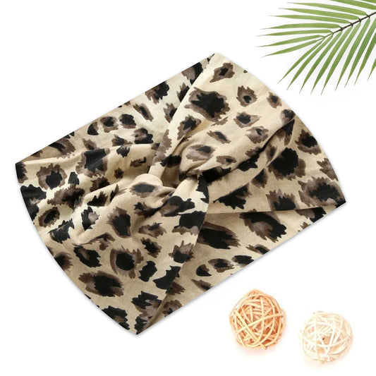 Bandeau Croisé Imprimé Léopard - Collection Cléo