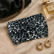 Bandeau Croisé Imprimé Léopard Noir