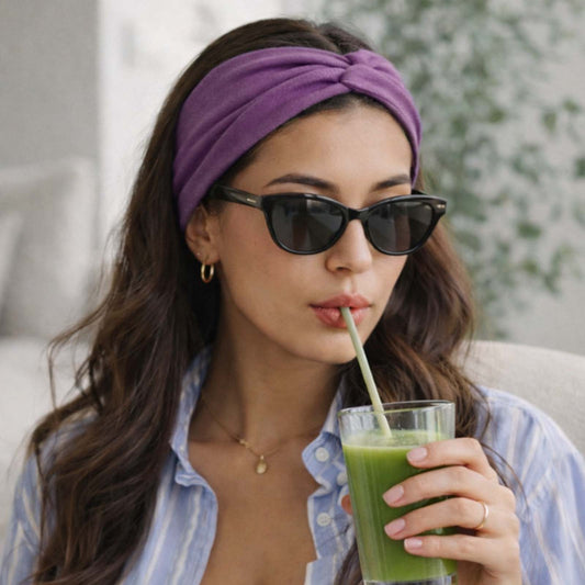 Bandeau Croisé Casual Ava-Lynn Violet