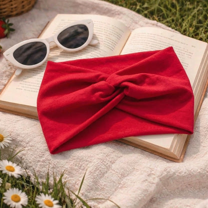 Bandeau Croisé Casual Ava-Lynn Rouge