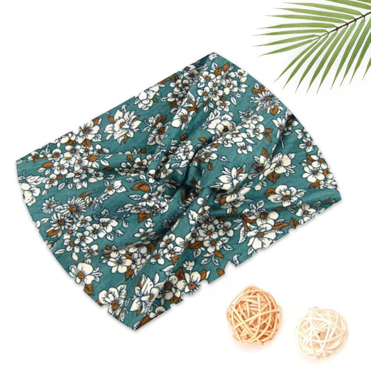 Bandeau Croisé Fleuri - Collection Maëllya