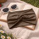 Bandeau Croisé Casual Ava-Lynn Marron Foncé