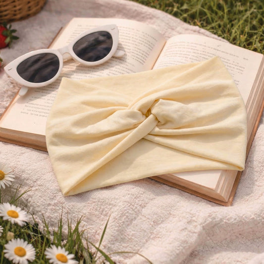 Bandeau Croisé Casual Ava-Lynn Beige Crème