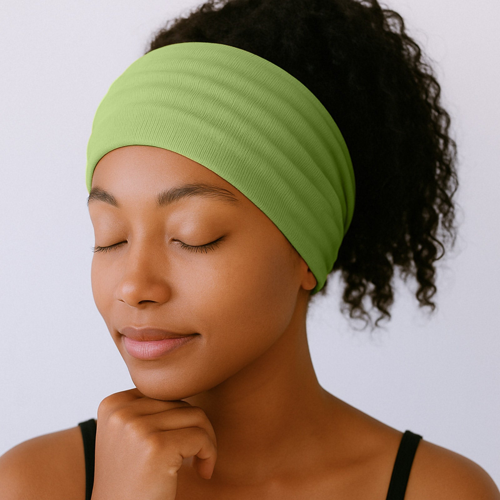 Bandeau Croisé Casual Vert