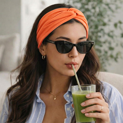 Bandeau Croisé Casual Ava-Lynn Orange Clair