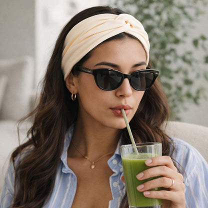 Bandeau Croisé Casual Ava-Lynn Ivoire