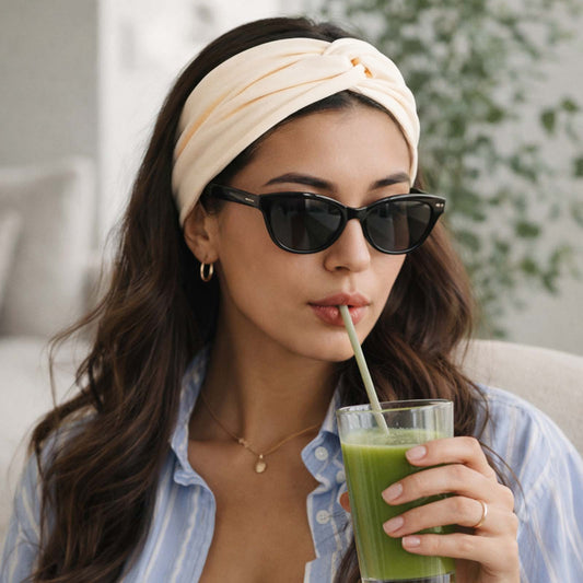 Bandeau Croisé Casual Ava-Lynn Ivoire