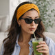 Bandeau Croisé Casual Ava-Lynn Jaune