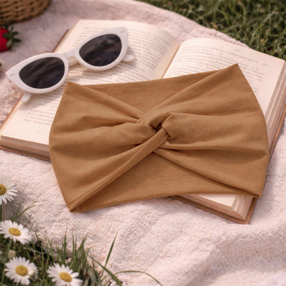Bandeau Croisé Casual Ava-Lynn Camel