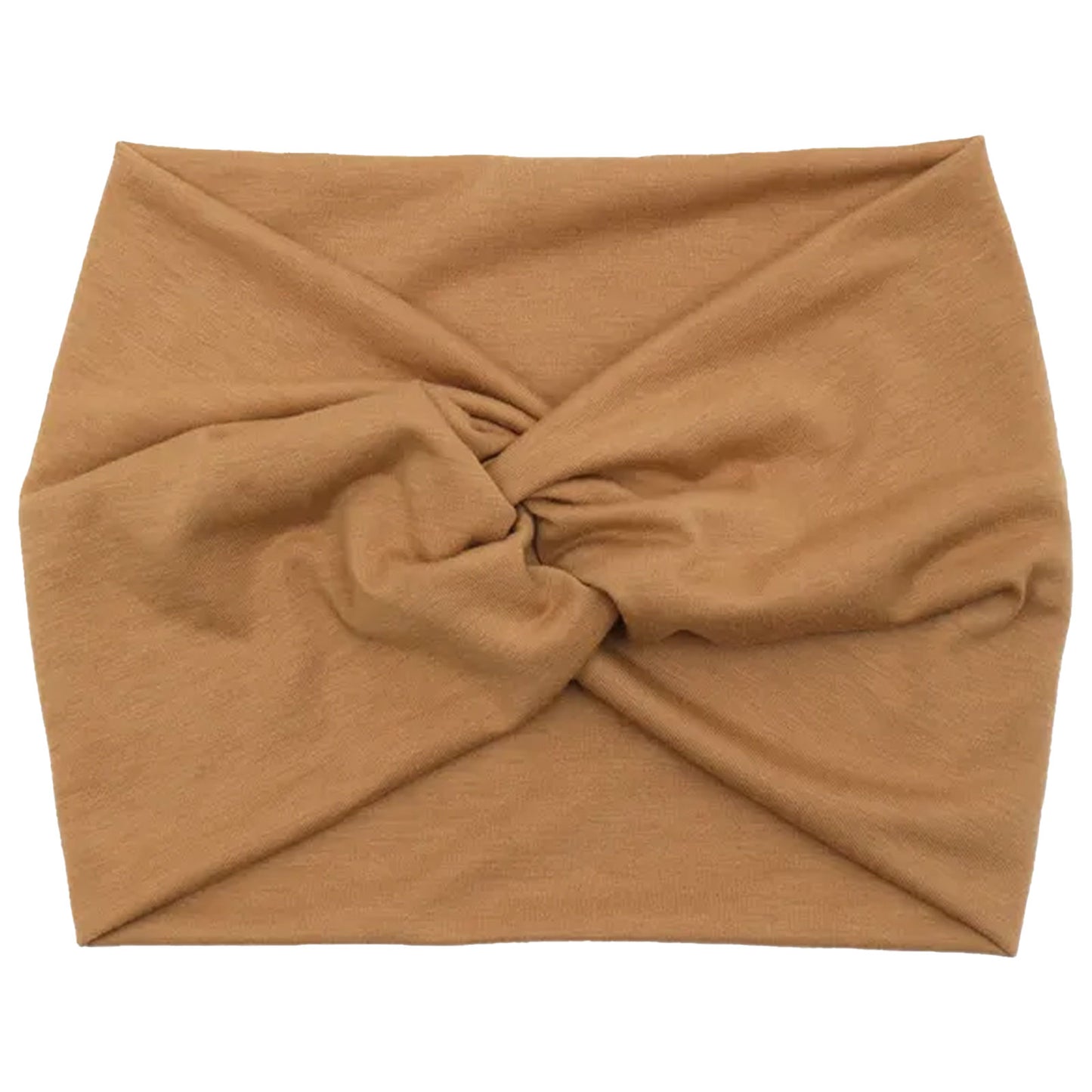 Bandeau Croisé Casual Camel - Collection Ava-Lynn