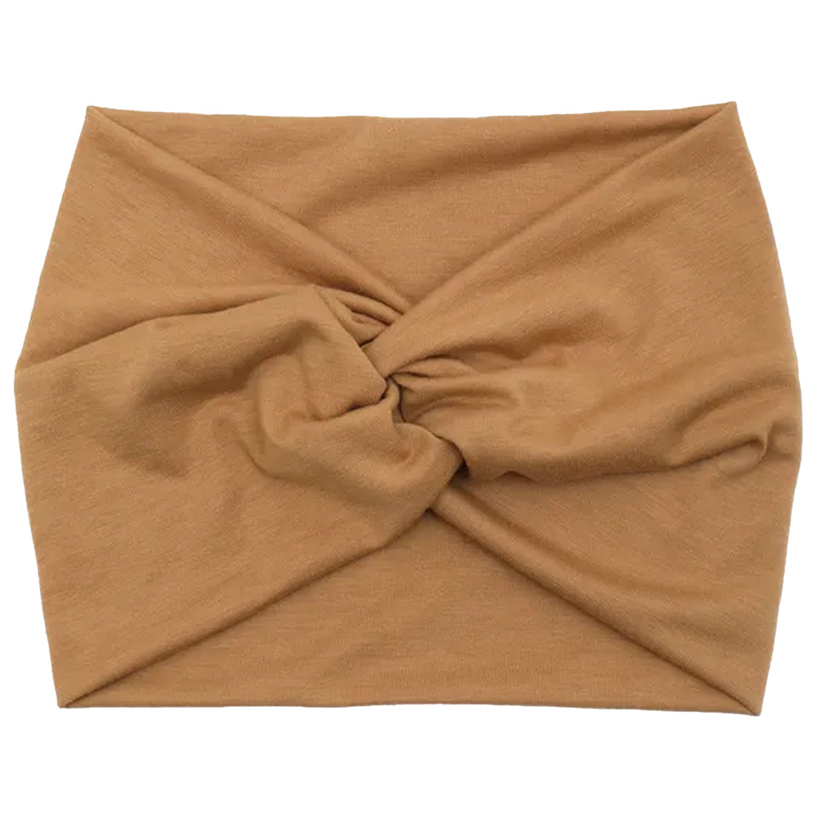 Bandeau Croisé Casual Camel - Collection Ava-Lynn