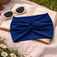 Bandeau Croisé Casual Ava-Lynn Bleu