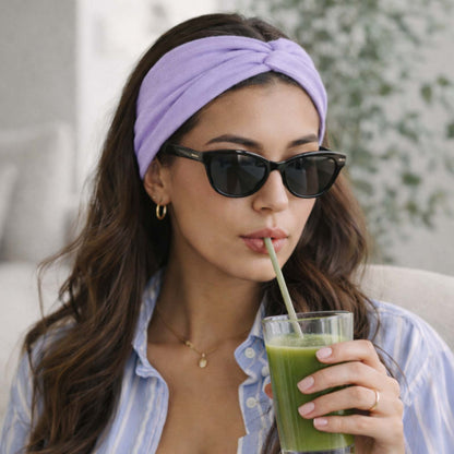 Bandeau Croisé Casual Ava-Lynn Violet Clair