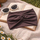 Bandeau Croisé Casual Ava-Lynn Marron