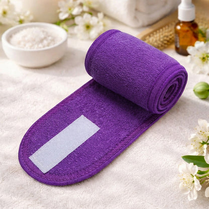 Bandeau Spa Serenity en Microfibre Pourpre