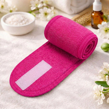 Bandeau Spa Serenity en Microfibre Fuchsia