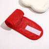 Bandeau Spa Serenity en Microfibre Rouge