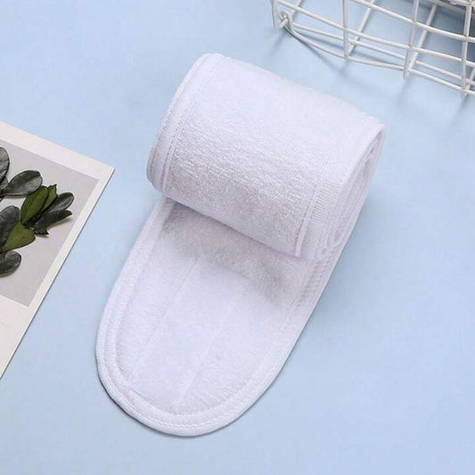 Bandeau Spa en Microfibre Blanc