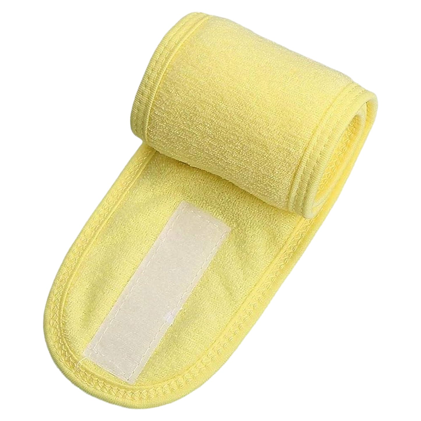 Bandeau Spa en Microfibre Jaune - Collection Serenity