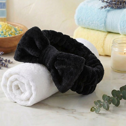 Bandeau Spa Harmony en Polaire Noir