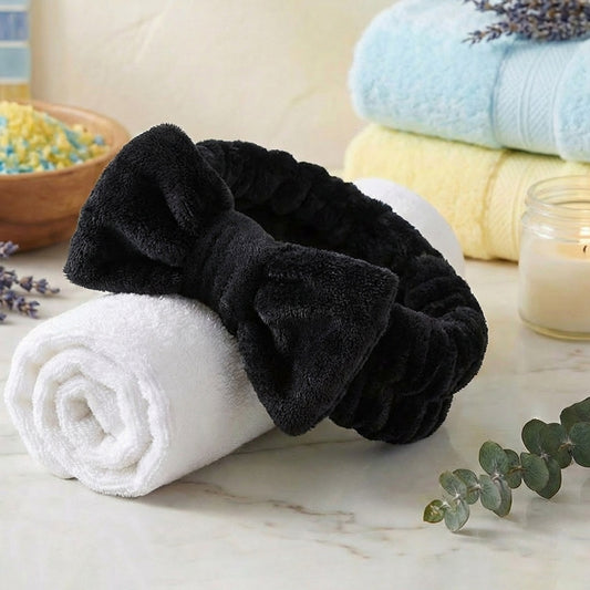 Bandeau Spa Harmony en Polaire Noir