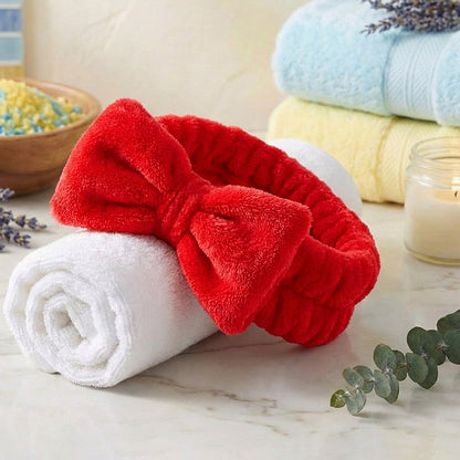 Bandeau Spa Harmony en Polaire Rouge