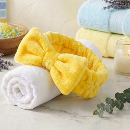 Bandeau Spa Harmony en Polaire Jaune