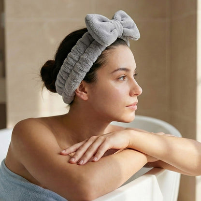 Bandeau Spa Harmony en Polaire Gris