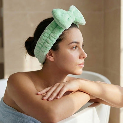 Bandeau Spa Harmony en Polaire Vert