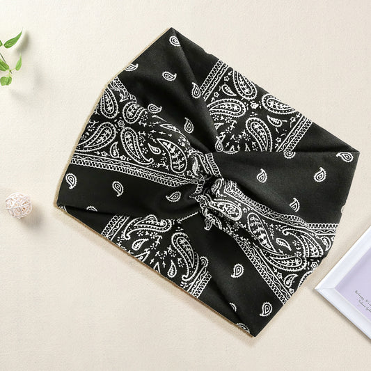 Bandeau Croisé Imprimé Paisley