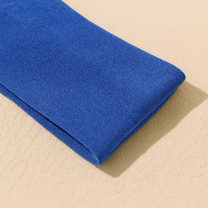 Bandeau Large Epic Bliss en Coton Bleu