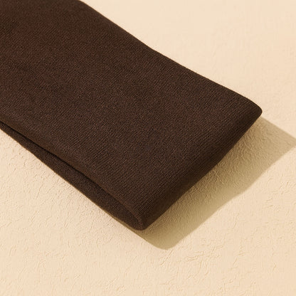 Bandeau Large Epic Bliss en Coton Marron Foncé