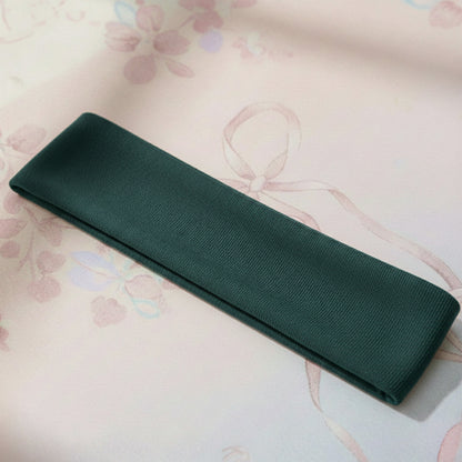 Bandeau Large Epic Bliss en Coton Vert Foncé