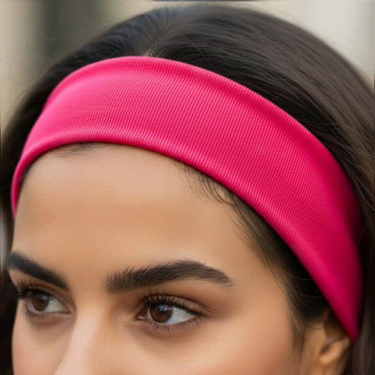 Bandeau Large Epic Bliss en Coton Fuchsia