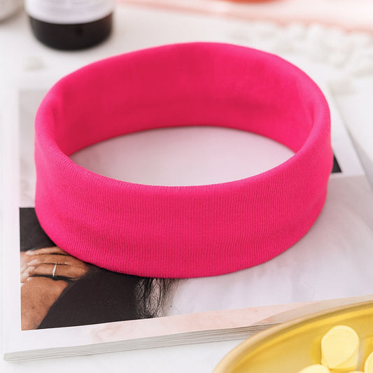 Bandeau Large Epic Bliss en Coton Fuchsia